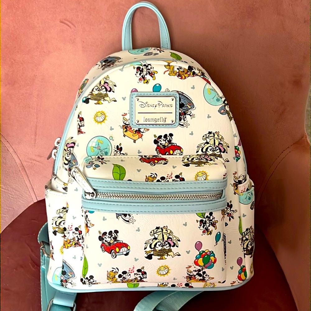 Disney Parks Mickey and Minnie Runaway Railway Loungefly